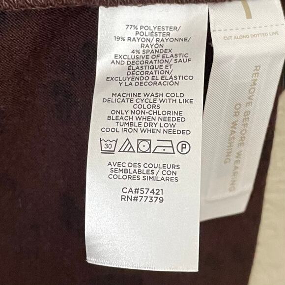 Ann Taylor Dress Womens Small Brown Maxi Leopard Animal Print Knit Boho Neutral - Picture 13 of 14